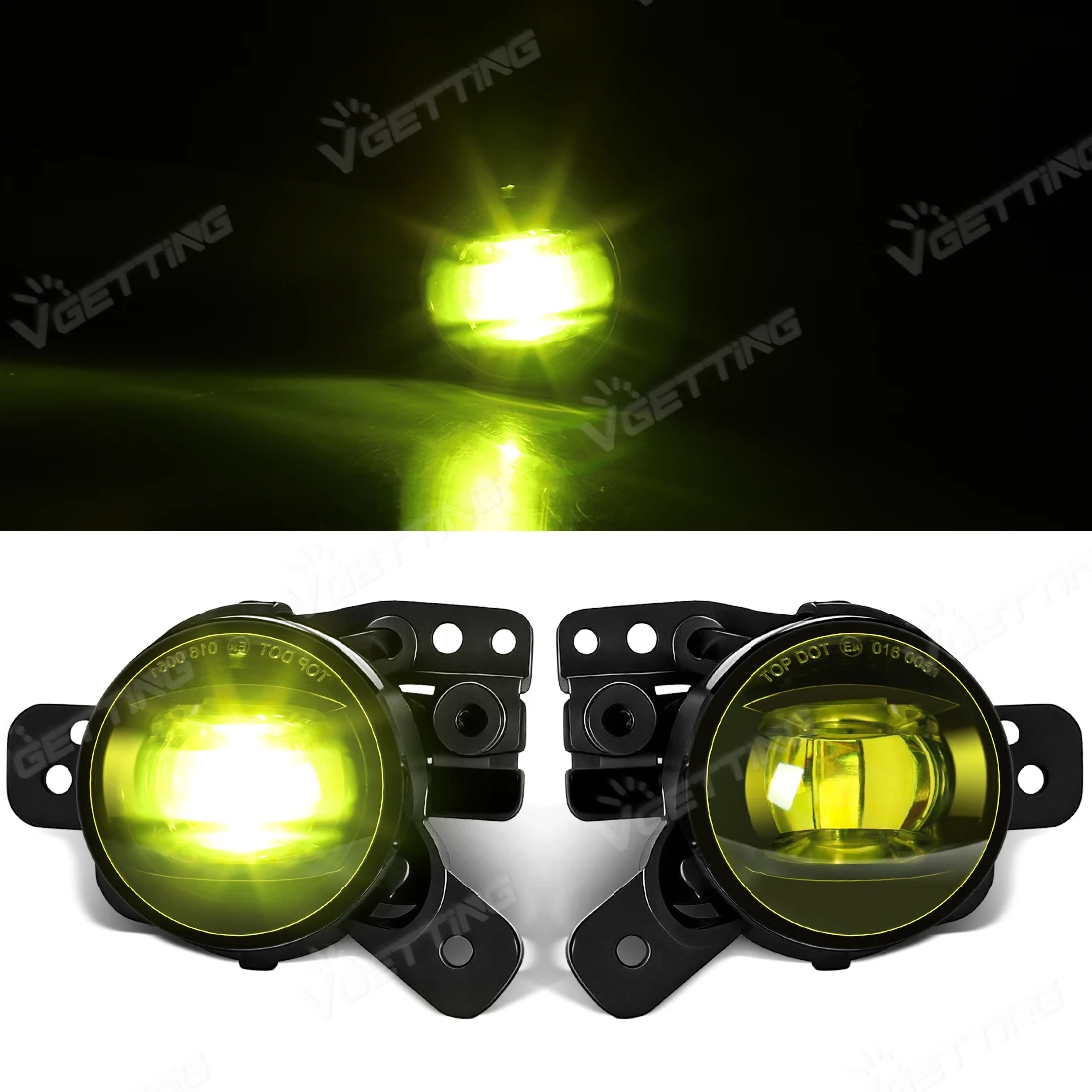 LED Fog Lamp Assembly For Chevrolet Colorado Trailblazer For Buick Encore GX 2020 2021 2022-2024 Yellow White Front Fog Light