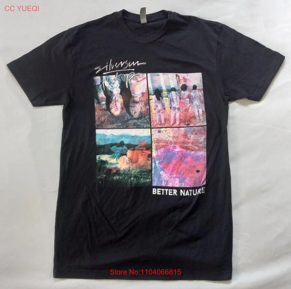 Silversun Pickups Better Nature 2016 - Adult SZ S T-Shirt Black 2 Sided - NWOT