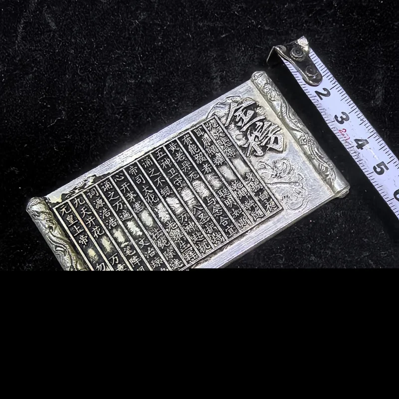 Antique Miscellaneous Items Wenchang Seven-Star Formation Imperial Edict Pure Brass Double Dragon Antique Old Objects Antique Cr