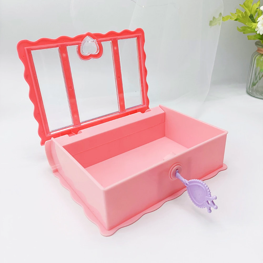 Creative Display Case Large Space Organizer Storage Box Jewelry Case With Lock Book Shaped Earring Ring Bracelet Necklace