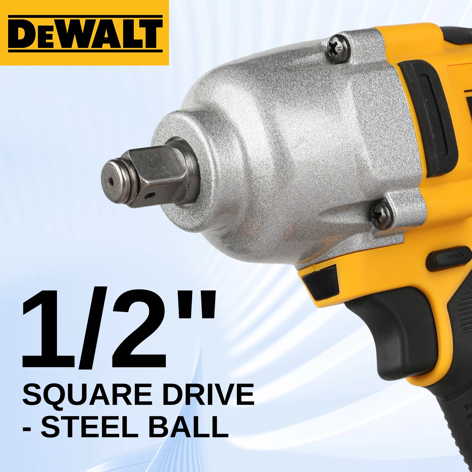 DEWALT DCF900 Kit Brushless Cordless High Torque Impact Wrench With Hog Ring Anvil 20V Power Tools With Battery Charger
