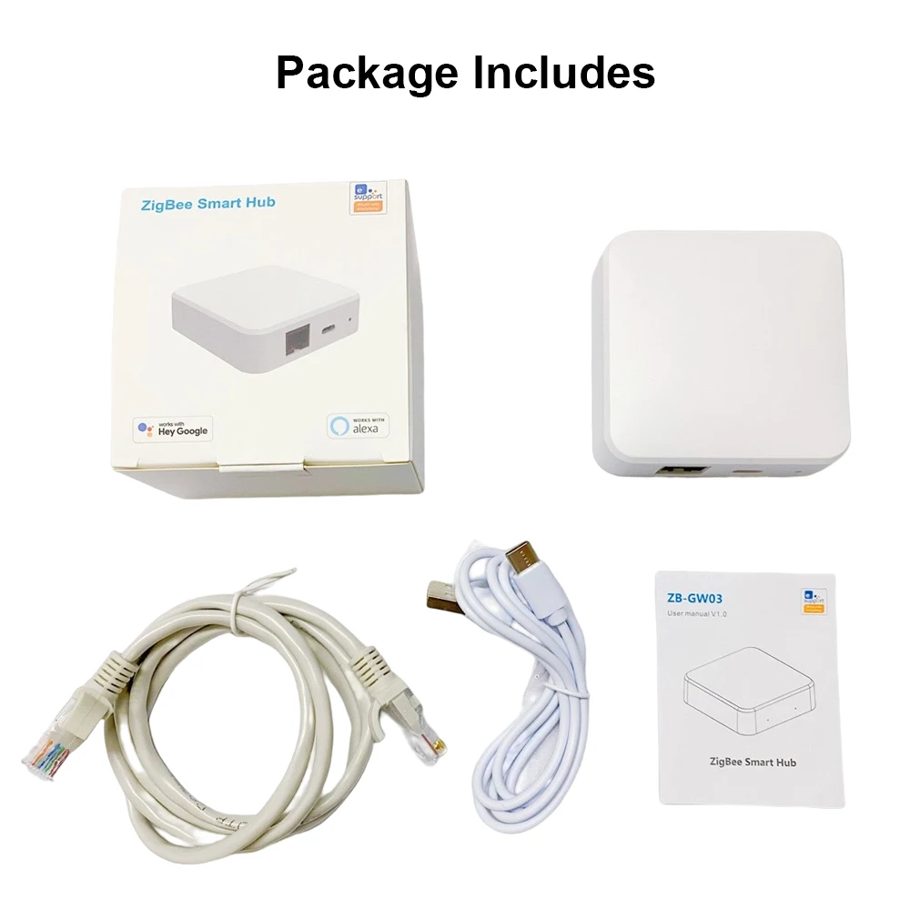 ZigBee-centro de enlace inteligente 3,0, dispositivo de automatización del hogar con aplicación eWeLink, puente Ethernet, funciona con asistente de