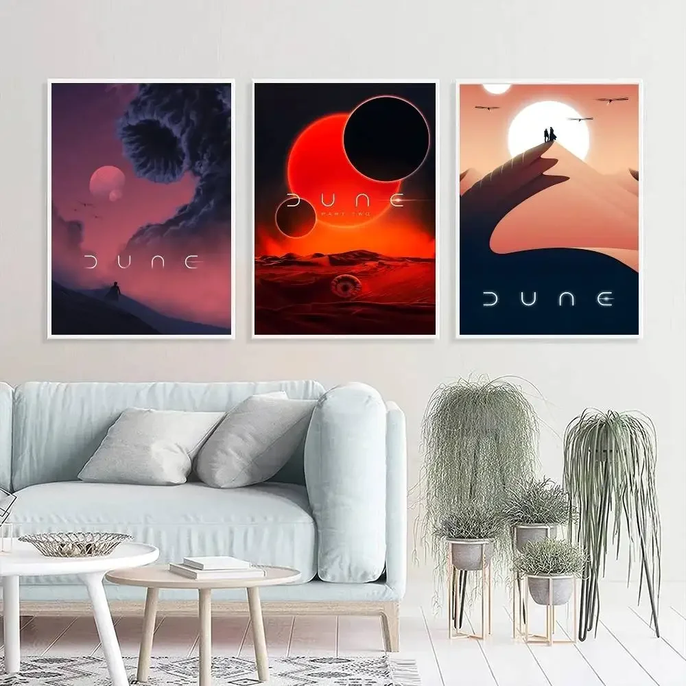 الكثبان الرملية الفيلم الكلاسيكي نوعية جيدة يطبع والملصقات ورق أبيض ملصق DIY غرفة بار مقهى الجمالية الفن طلاء جدران