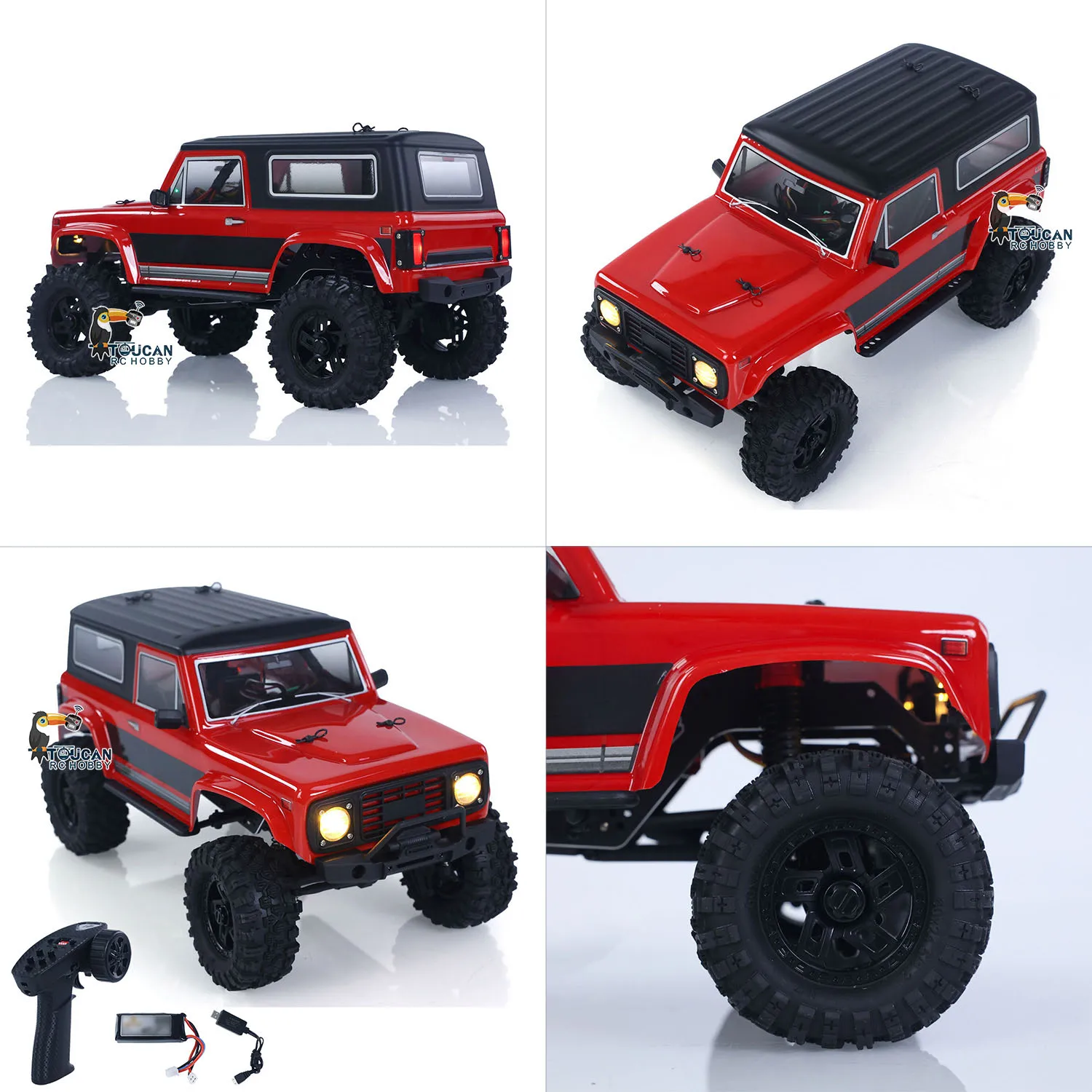 

1/18 2,4G RC Rock Crawler Car CR18P V3 Rushmore 4*4 Ready to Run FlySky Радиосистема Hobbywing Бесщеточный двигатель ESC Подарки для автомобиля