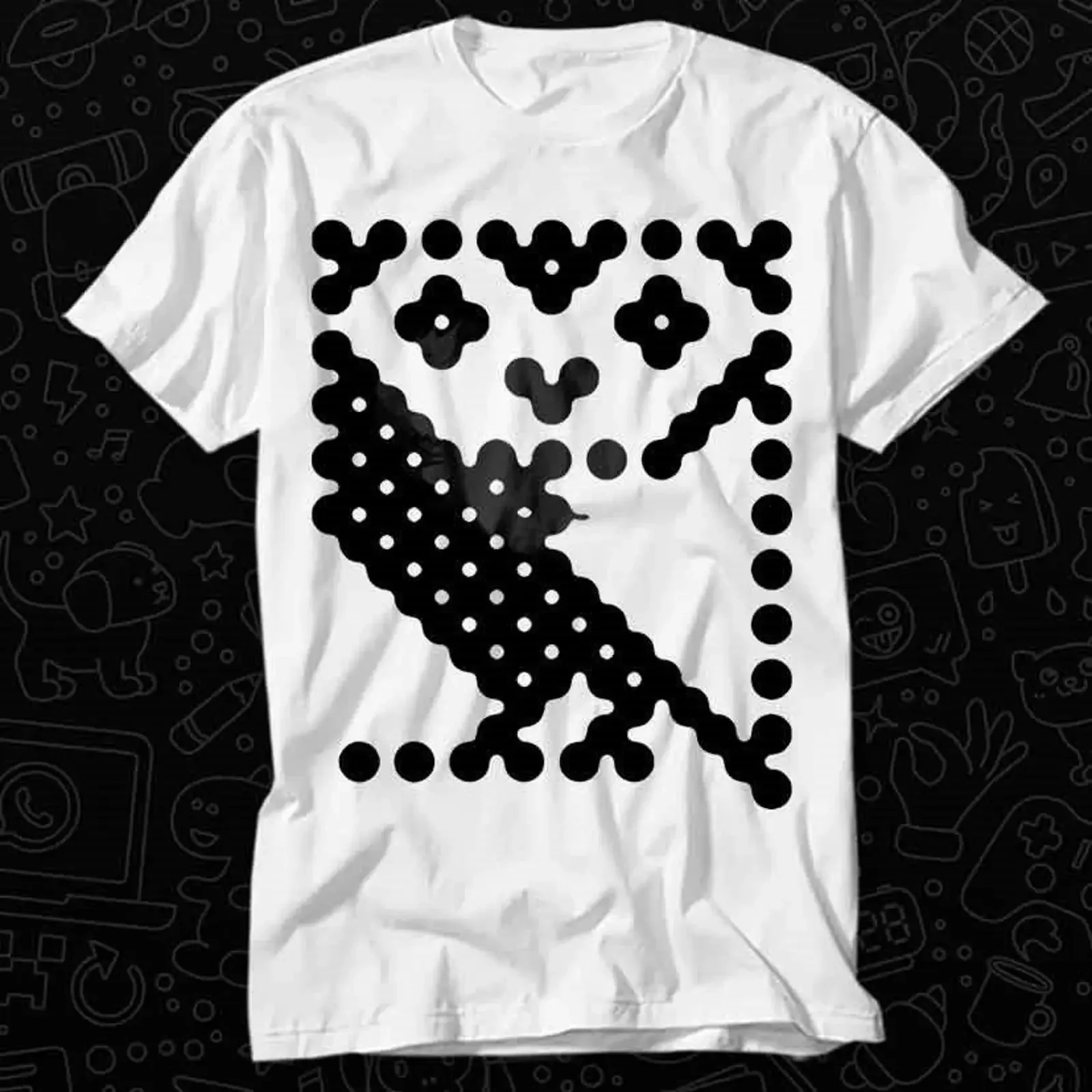 Acorn Micro Model B Inspired Dot Art Owl Microcomputer Vintage T Shirt Casual for  vintage Washed Soft streetwear