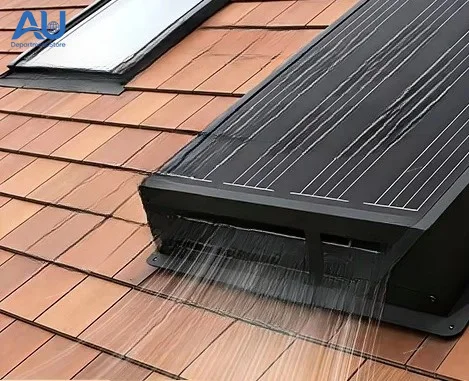 110/160mm Solar Roof Integrated Duct Fan Household Bathroom Kitchen Roof Ventilation Exhaust Fan