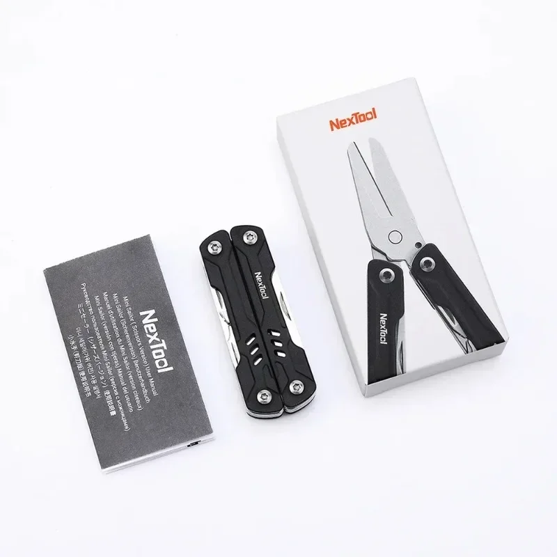 Xiaomi NexTool Mini Sailor Scissors Version  EDC Multitools Hand Pliers Tools Mini Pocket Folding Knife Scissors Screwdriver image 6