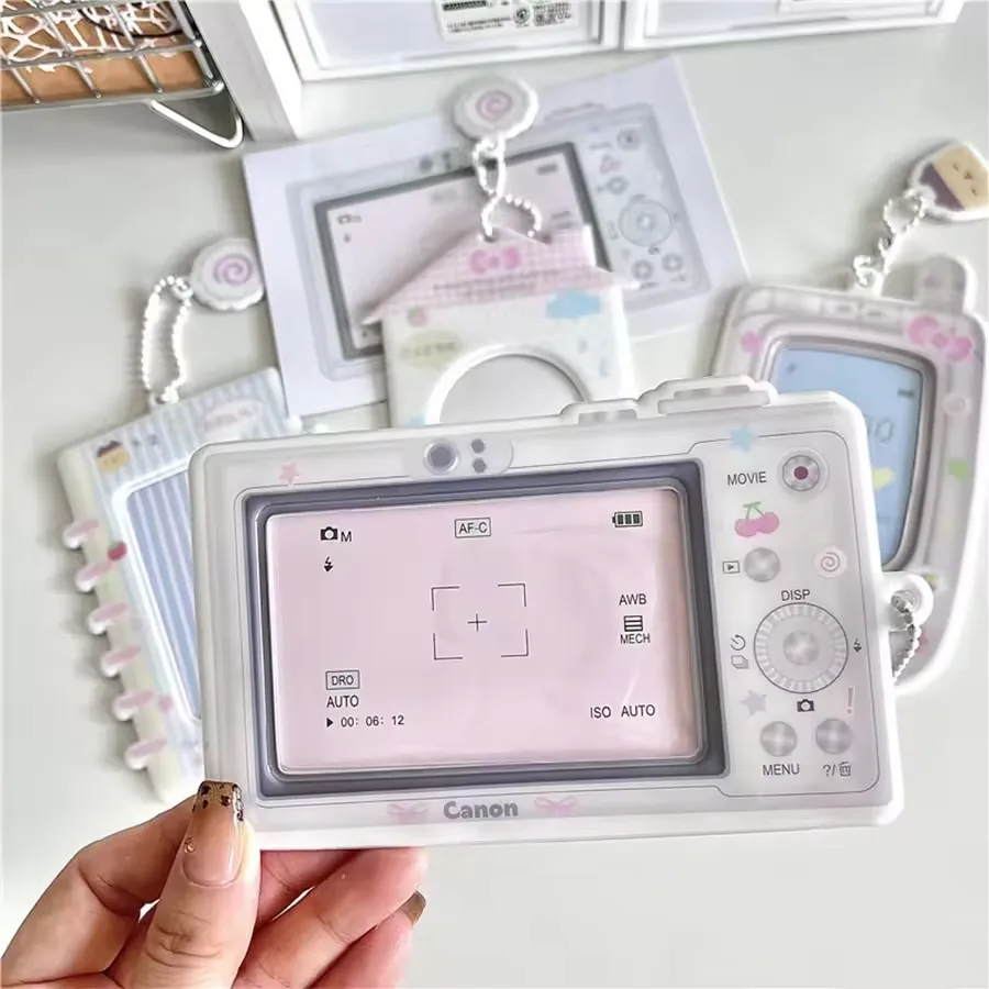 Y2k الاكريليك Photocard حامل مفتاح سلسلة INS Ins المعبود صور حامل بطاقة ديكور طالب معرف شارة حامل الفتيات حافظة بطاقات #1