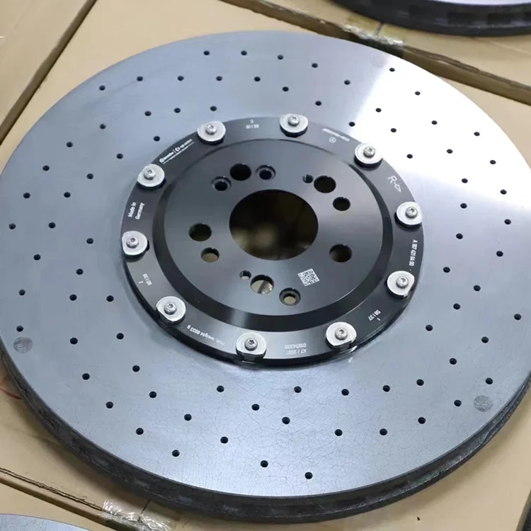 

carbon ceramic brake dischydraulic rotor 2 Piece Floating Brake Disc for Porsche ceramic brake rotor