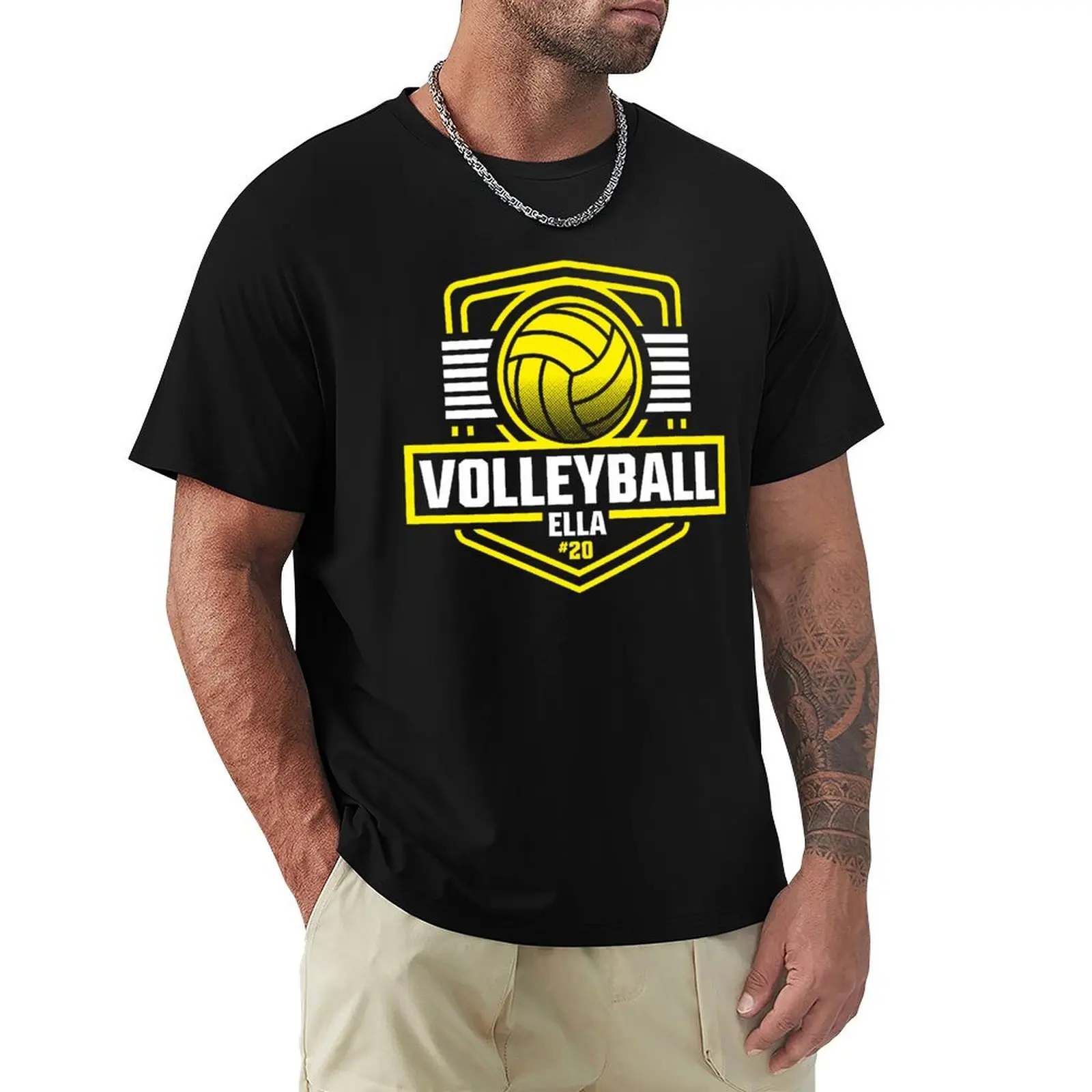 

Ella 20 Volleyball Shirt T-Shirt valentines clothes plus size tops compression shirt men