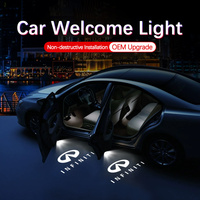 Car Door Logo Projector Welcome Light For Infiniti FX37 FX50 G37 G25 Q50 Q60 QX50 QX70 QX80 M25 EX25 Car Accessories