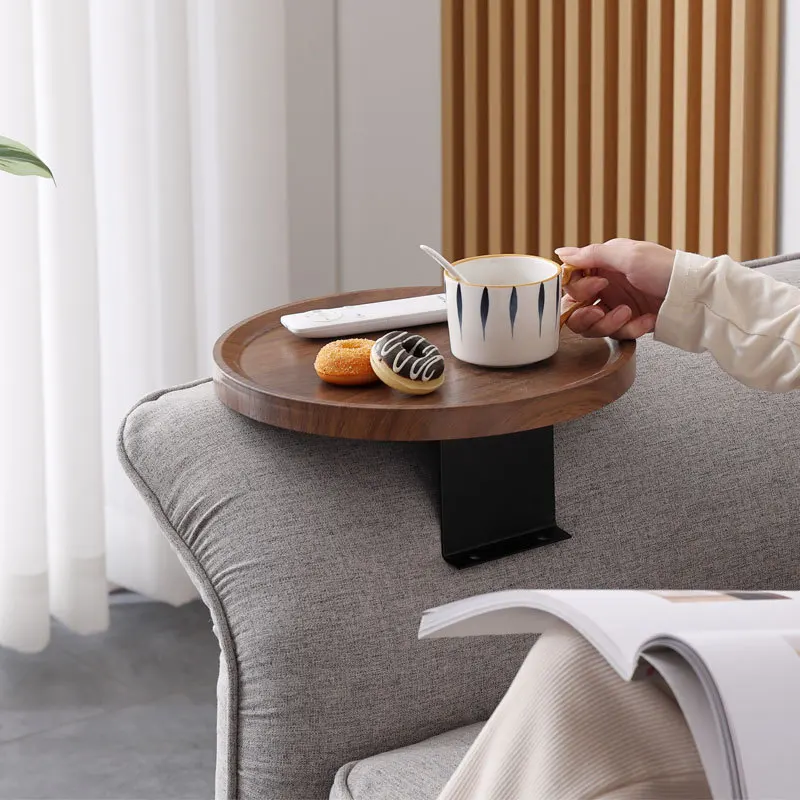 

Put It on Sofa Handrail Tray Side Cabinet Shelf Board Table Coffee Table Bracket Adjustable