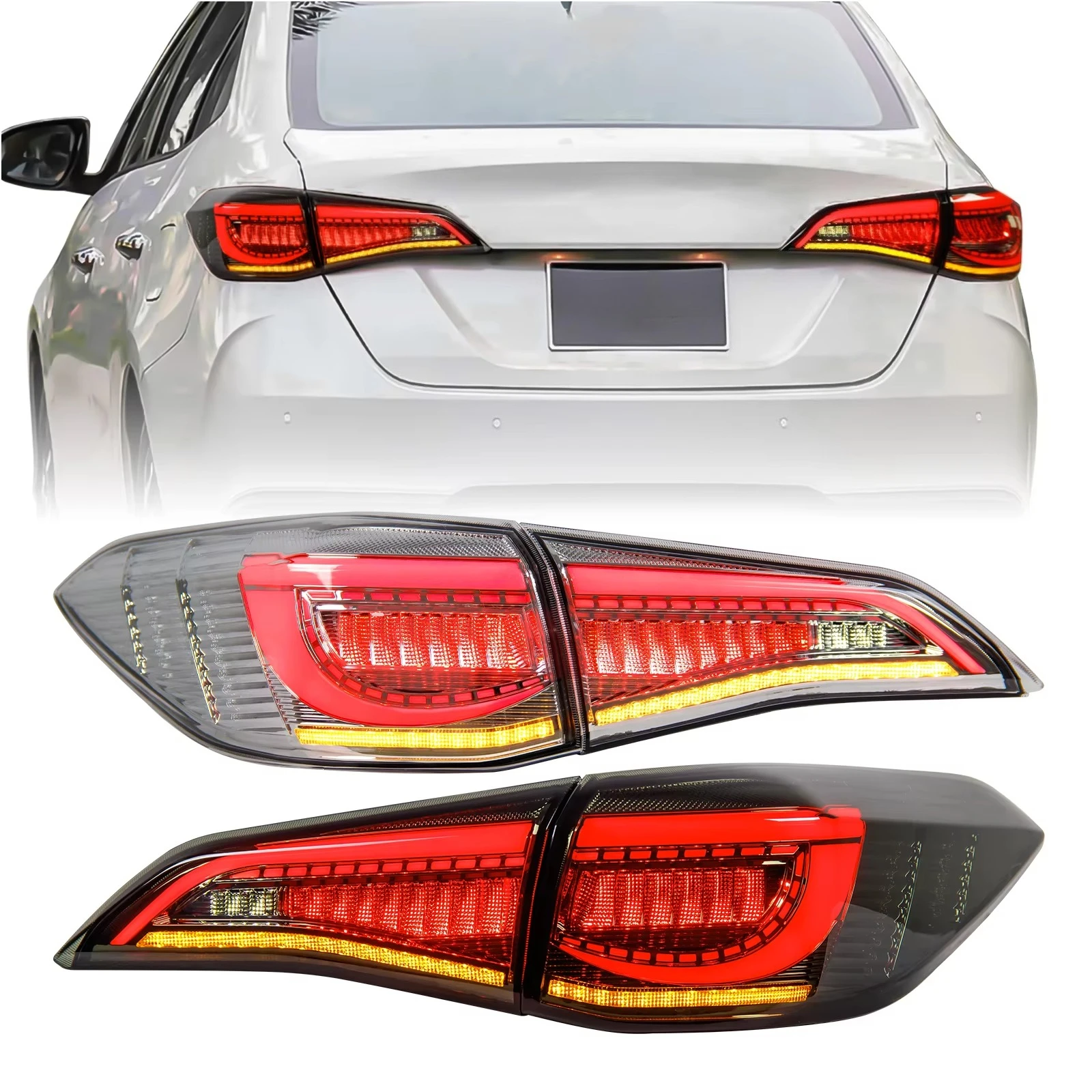 

Led Tail Lamp for Vios Yaris 2019 2020 2021 2022 Led Taillights for Vios yaris Accessories