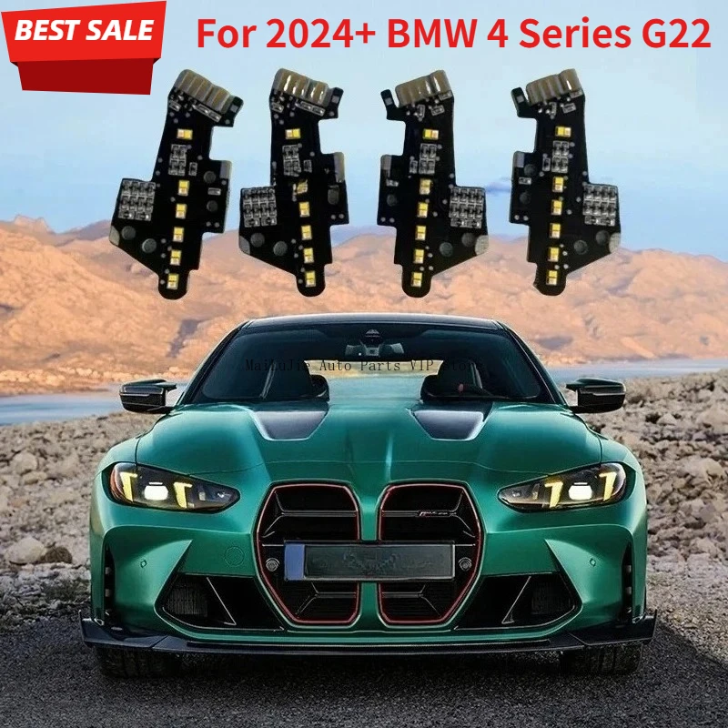 

For 2024+ BMW new 4 Series G22 High configuration LED yellow daytime running light chip Automobile headlight board