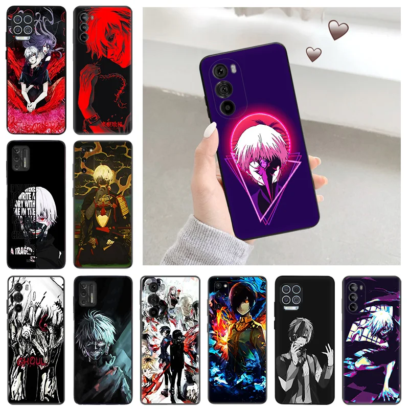 Silicone Soft Phone Case for Motorola G51 G9 G73 G30 G31 G50 G51 G60 G71 5G G22 G32 G52 G72 Tokyo Ghoul JUZO SUZUYA Cover