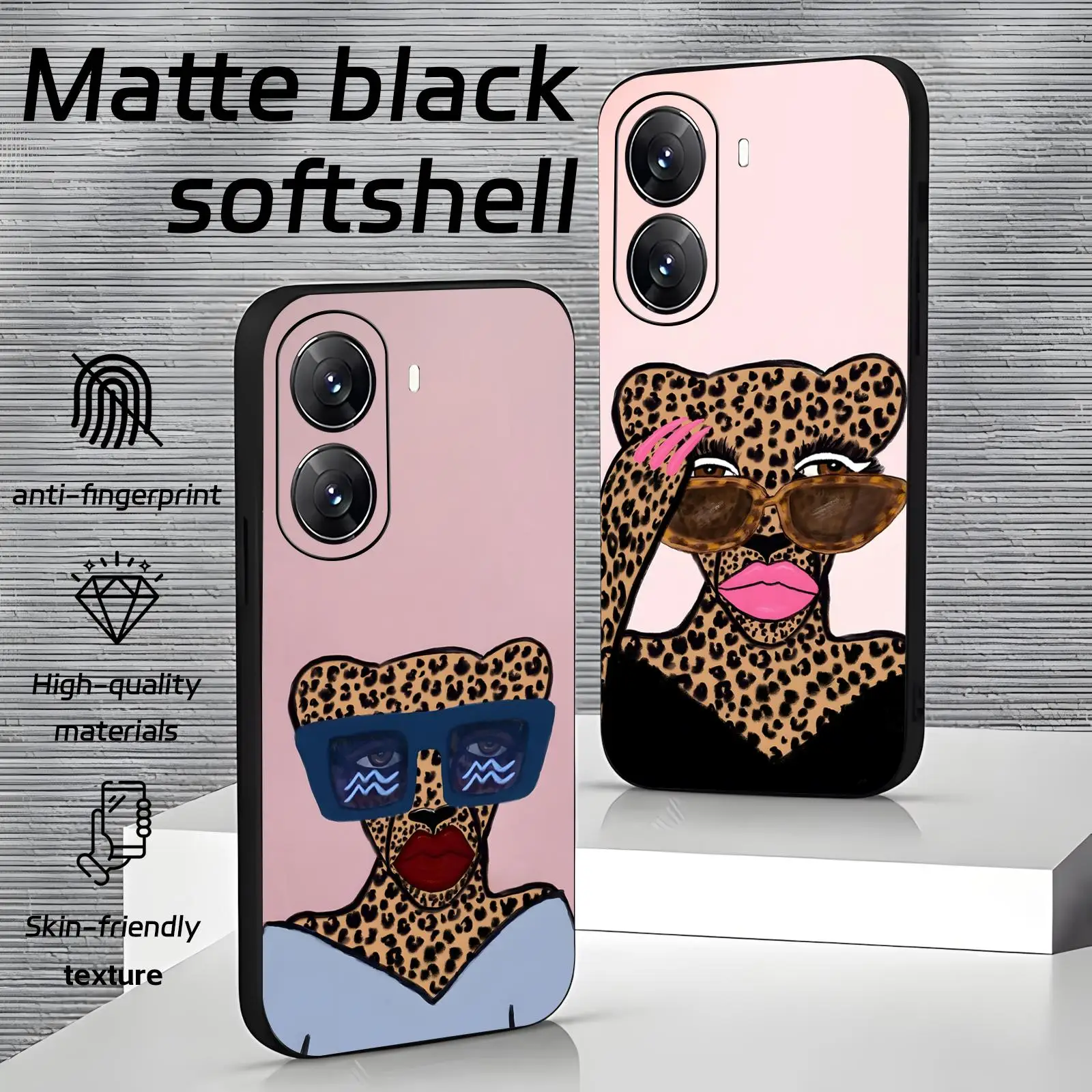 Abstract Art Abstract Leopard1  Phone Case For Xiaomi POCO M7 M6 M5 X8 X7 X6 F8 F7 F6 Pro 5G Soft black Shockproof Cover