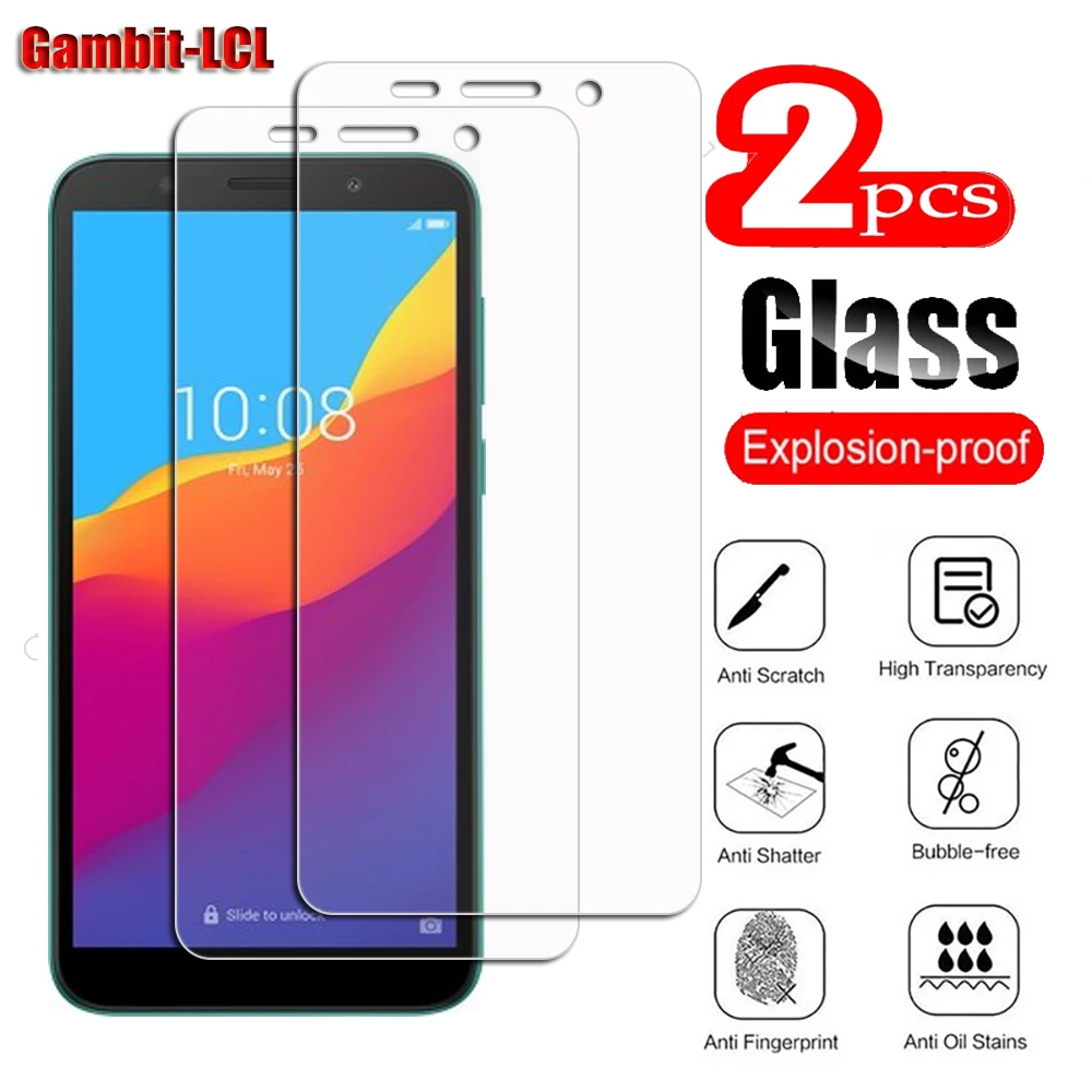 2Pcs Original Protective Tempered Glass For Huawei Honor 7A Prime 7S 9S Y5P 5.45