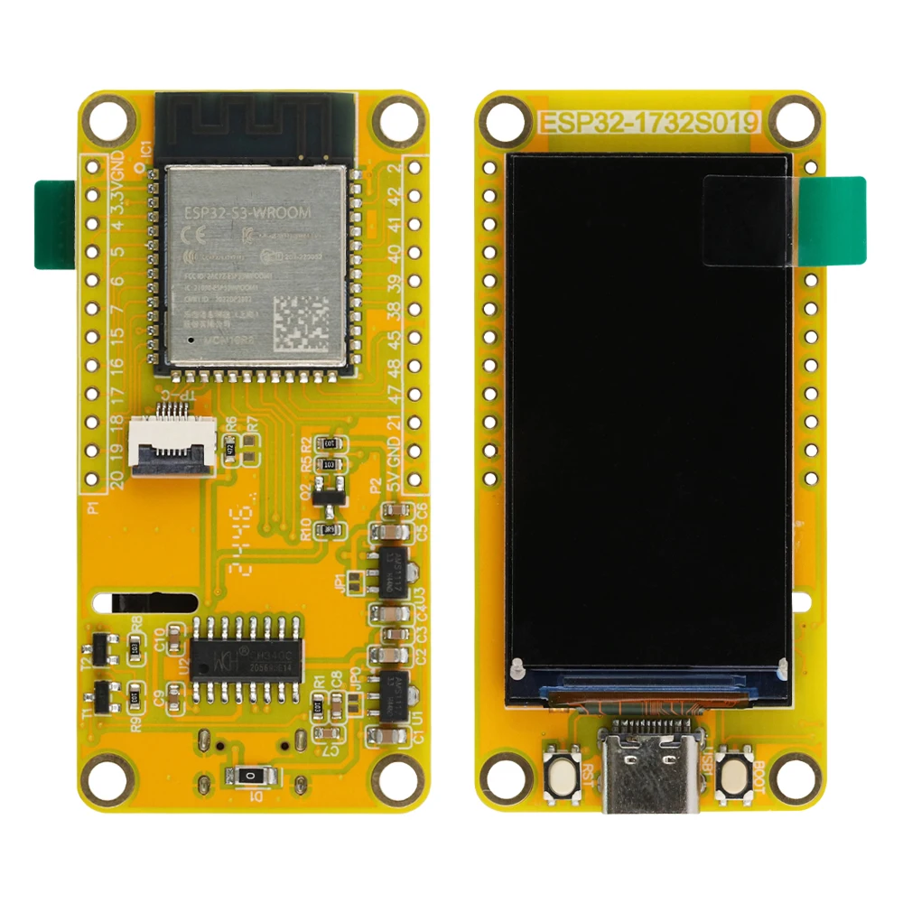 

Плата разработки ESP32-S3 LVGL с 1,9-дюймовым модулем TFT ЖК-дисплея 170*320 6 МБ Flash Type-C для модулей Wi-Fi Bluetooth