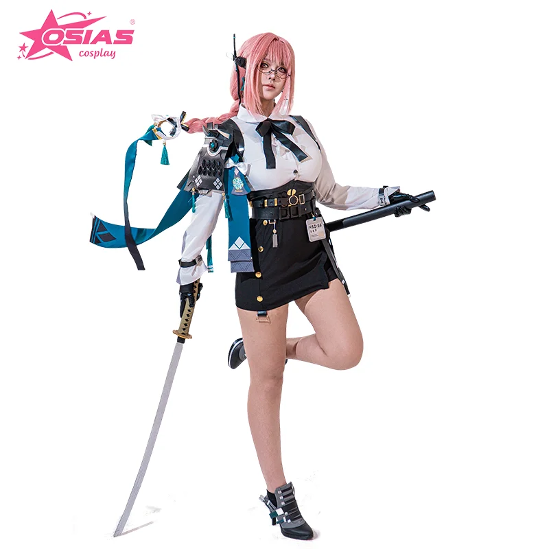 

OSIAS Tsukishiro Yanagi Cosplay Costume Set Tsukishiro Yanagi wig Tsukishiro Yanagi shoes Zenless Zone Zero
