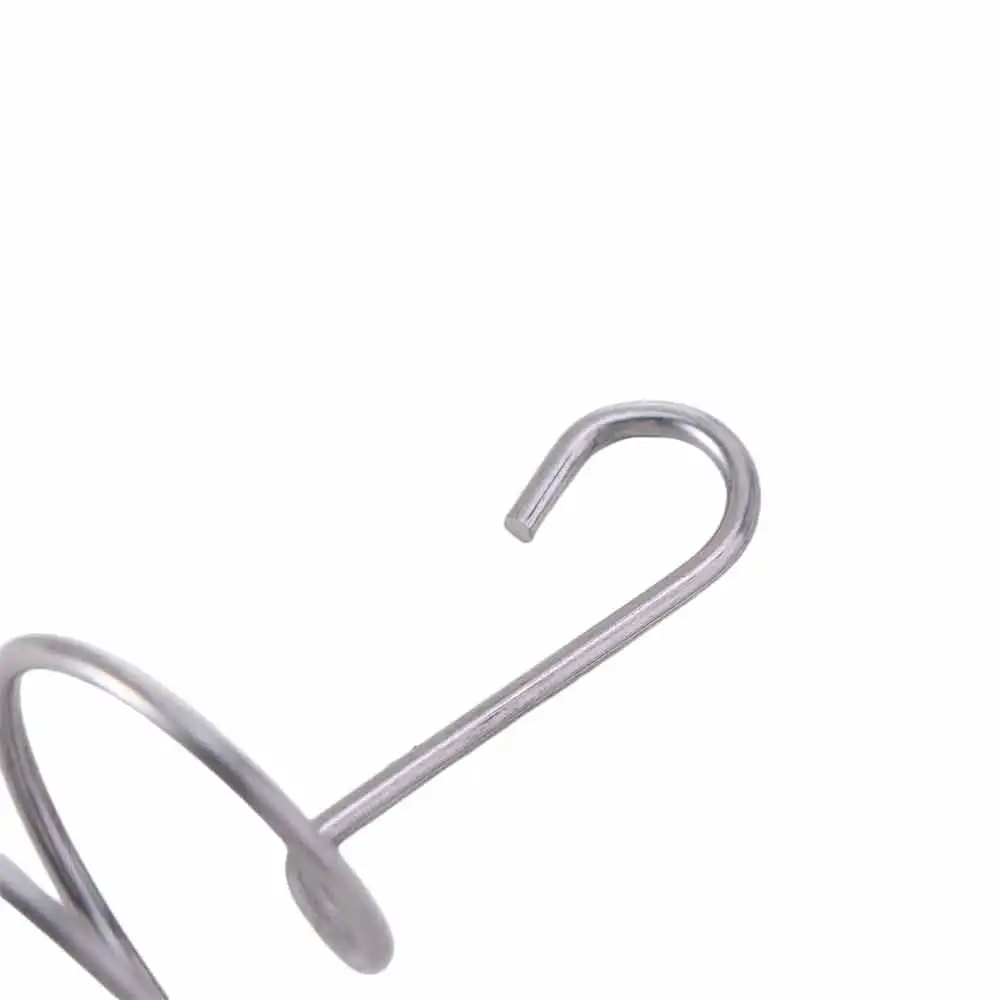Multi-Purpose Stainless Steel Bird Feeding Rack Spiral Portable Parrot Foraging Bite Resistant Birds Feeder Wildlife