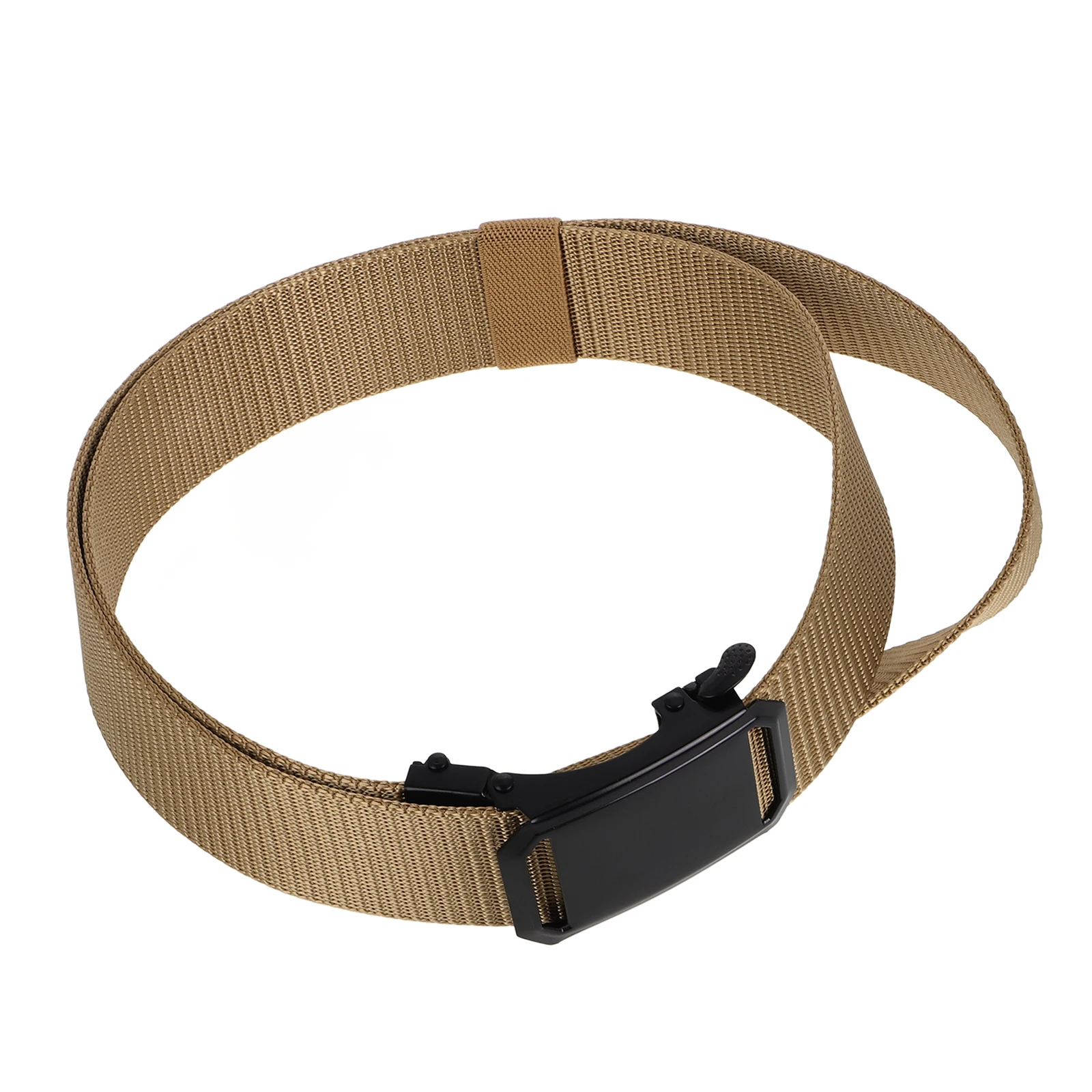 

Automatic Buckle Men'S Ratchet Lightweight Breathable Nylon Outdoor Waist Belt For Young Students Casual Sports Wear Comfortable