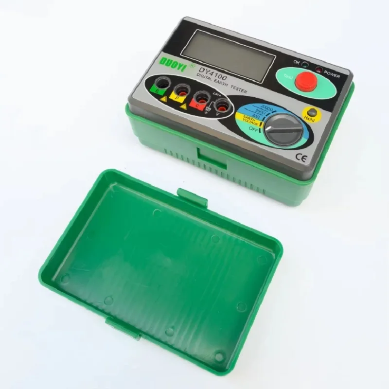 DUOYI DY4100 Digital Earth Ground Resistance Meter Meg-ohmmeter 0-2000 Ohm Instruments Inspection Electrician Resistance Tester