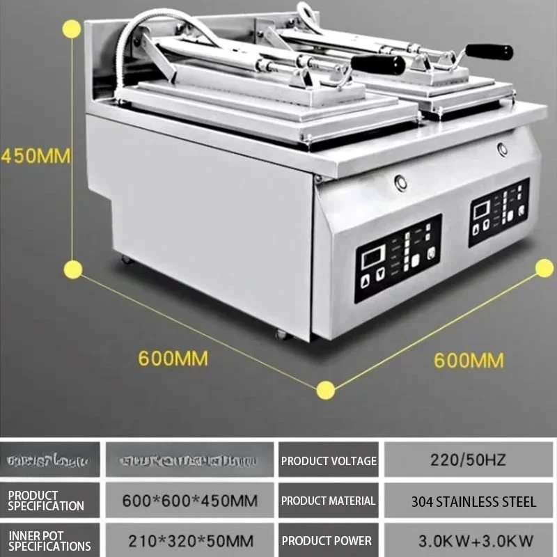 

Commercial Desktop Electric Single Pot Double Pot Fried Dumpling Furnace Fried Dumpling Frying Machine
