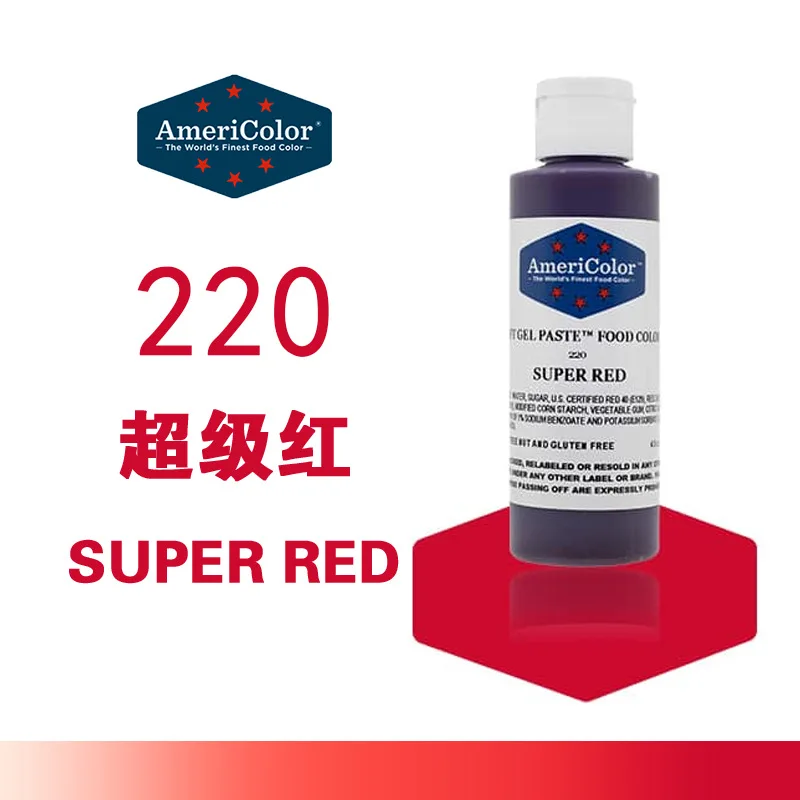 NONE 128 g wasserbasiertes Americanolor American Baked Cake Cream Piping Coloring Cake Baking Dekorationszubehör 7