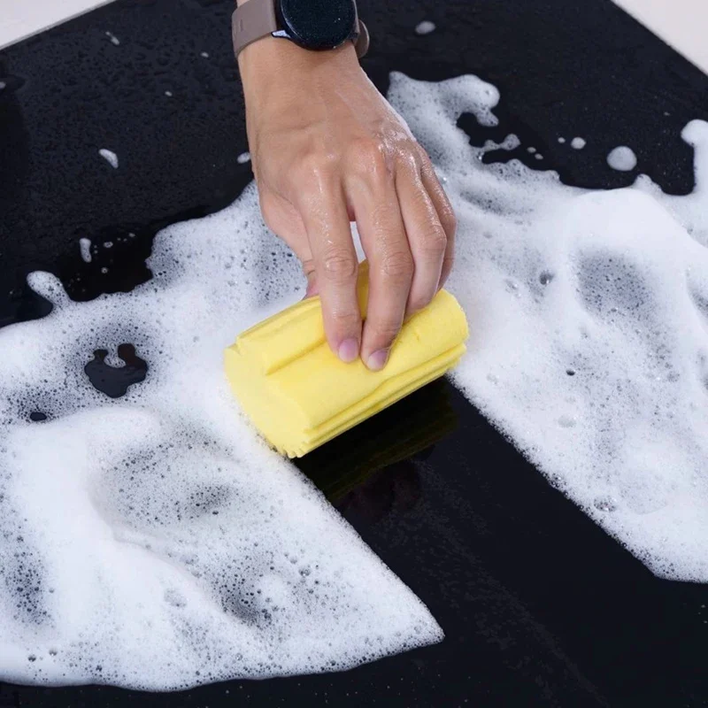 Multifunctional Dishwashing PVA Sponge Water Absorption Household Car Cleaning Sponges Friction Cotton Wipe Reusable Washable