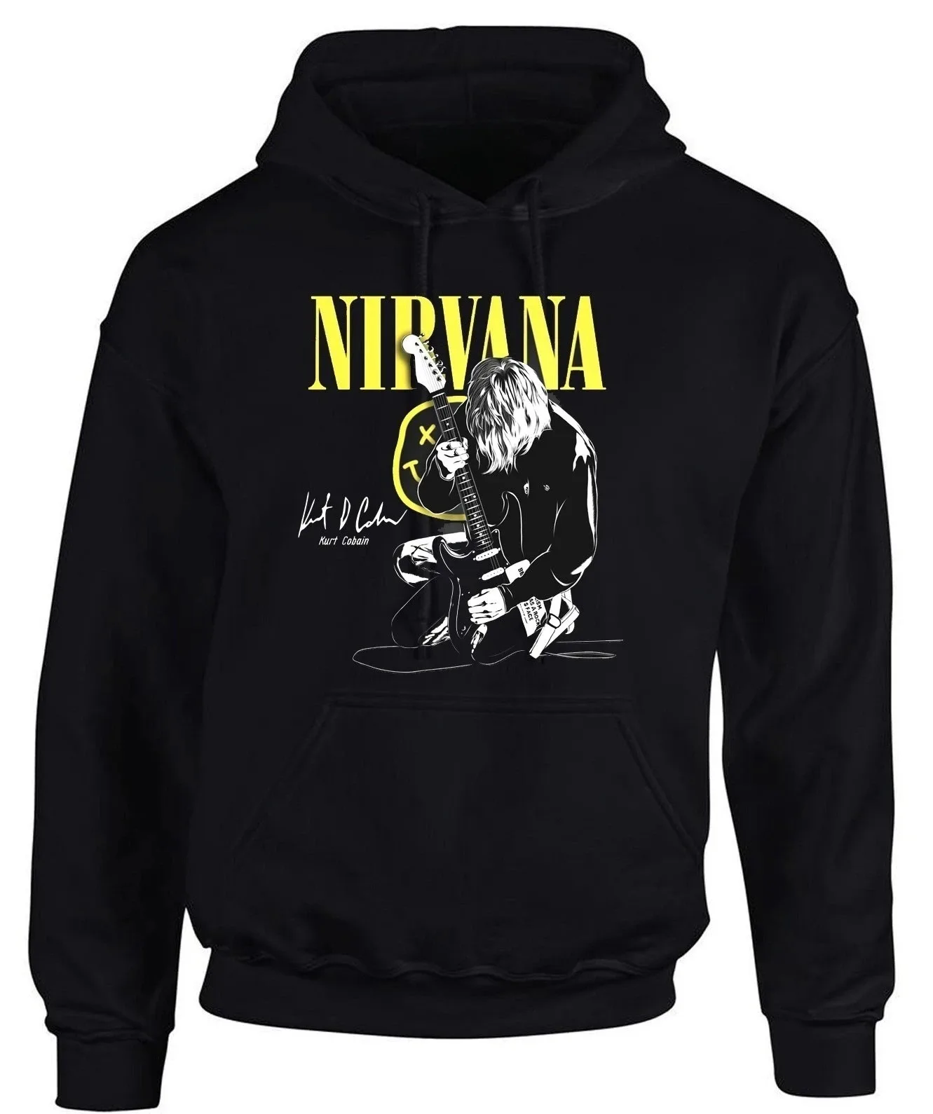 

Классическая толстовка с капюшоном в стиле рок-группы Nirvana Kurt Cobain с графическим принтом для мужчин и женщин, свободная толстовка большого размера, уличная одежда, ветровой пуловер в стиле Харадзюку