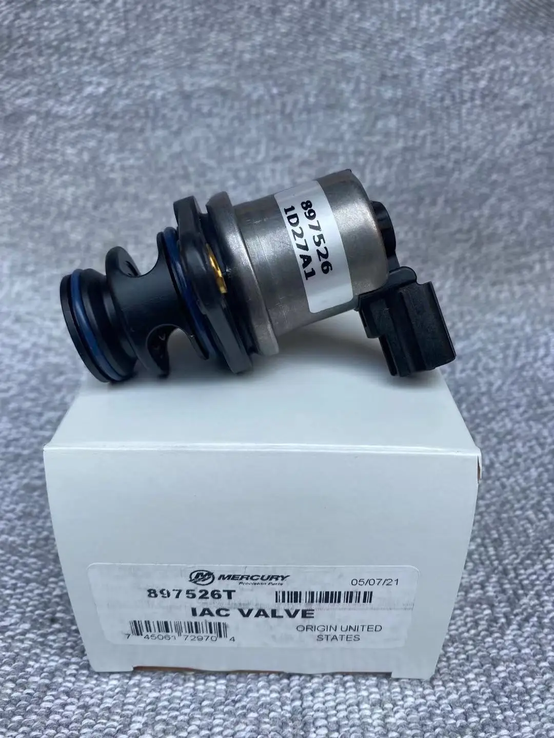 Mercúrio 897526 4 tempos 75-90-115-150-250 cavalos de potência motor de popa válvula de controle de ralentí válvula de ralentí