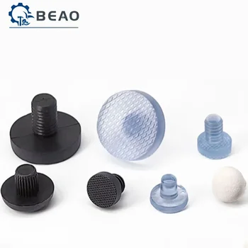 Borracha de silicone transparente macia embutida móveis mesa cadeira perna pés inferior slide almofada protetor de chão à prova de choque