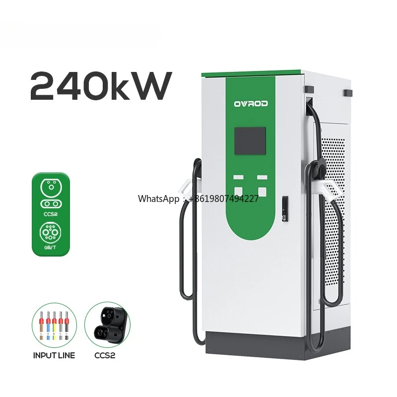 Fast Ev Dc Charger for Ev Stations Stand Level 3 Ccs2 Dc Electric Vehicle Commercial 240kw Dc Fast Ev Charger Station