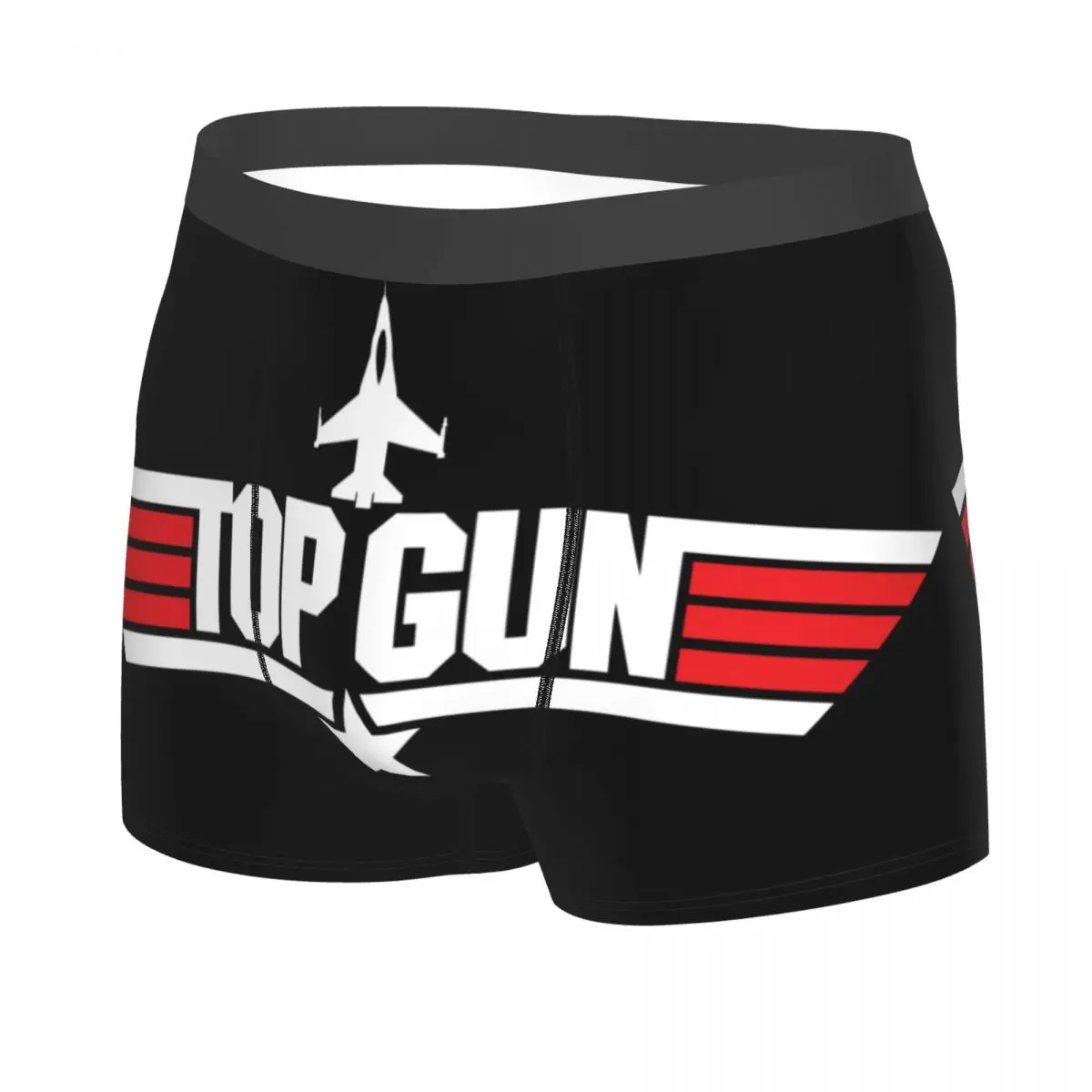 Novelty Maverick Film Top Gun Boxers Shorts Panties Men\'s Underpants Breathable Briefs Underwear