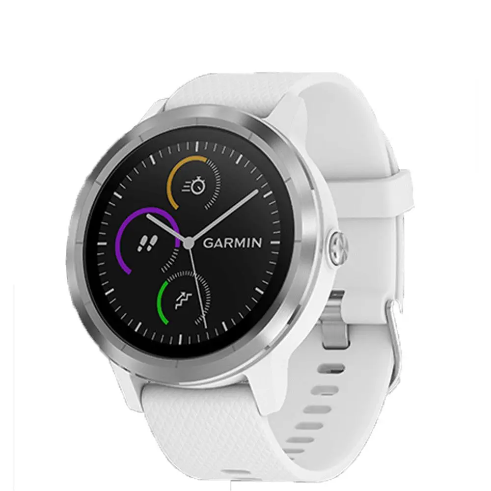

Новый мягкий классический браслет 20 мм силиконовый ремешок для часов Garmin Vivoactive 3 / Vivomove HR