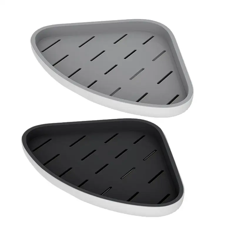 

Bathroom Shelf Corner Rack No Drill Wall Mounted Shower Shampoo Organizer Kitchen Rack Bathroom Accessory Hair dryer