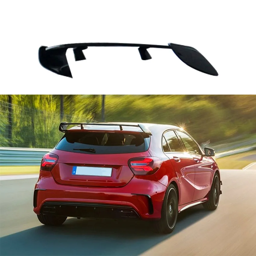 For Mercedes-Benz A-Class W176 Roof Spoiler A180 A200 A260 A45 AMG Rear Tail Wing Refit