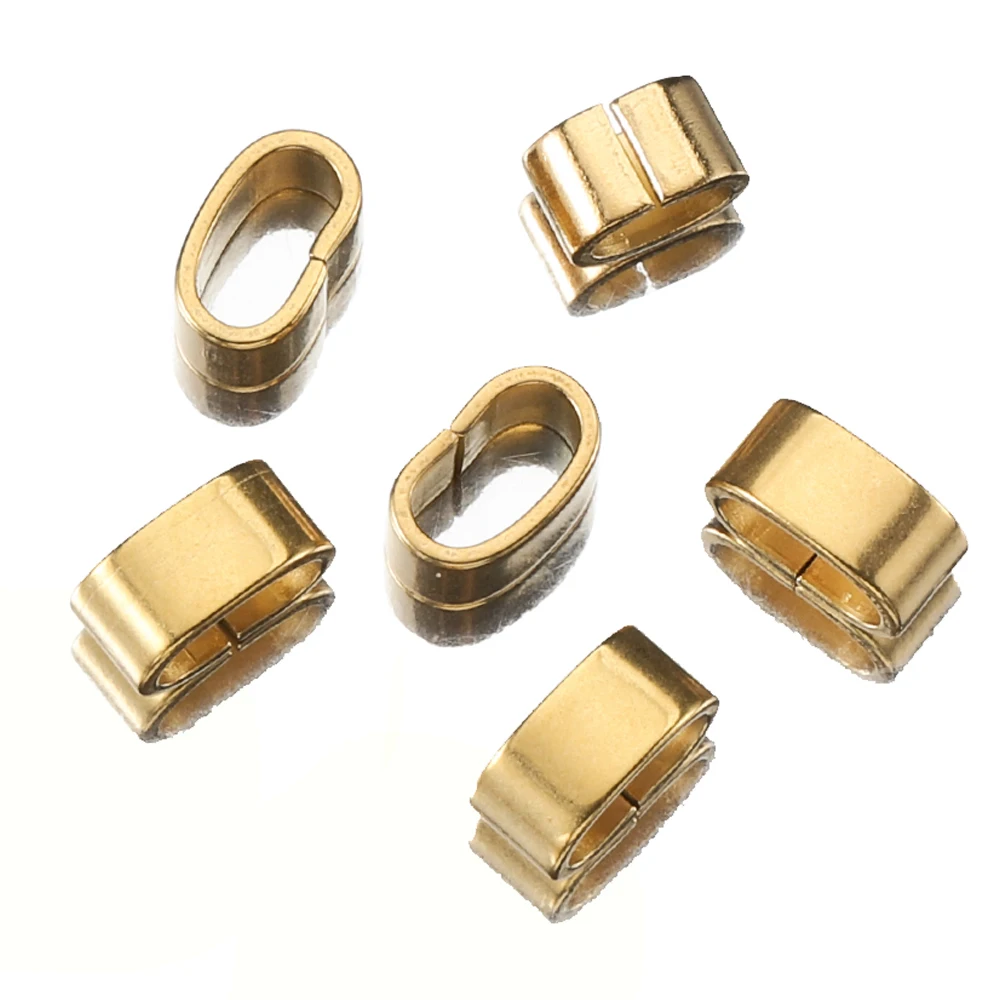 20pcs Stainless Steel Connectors Clasp Pendant Clips Hook Buckle Charms for Necklace Bracelet Jewelry Making DIY Wholesale