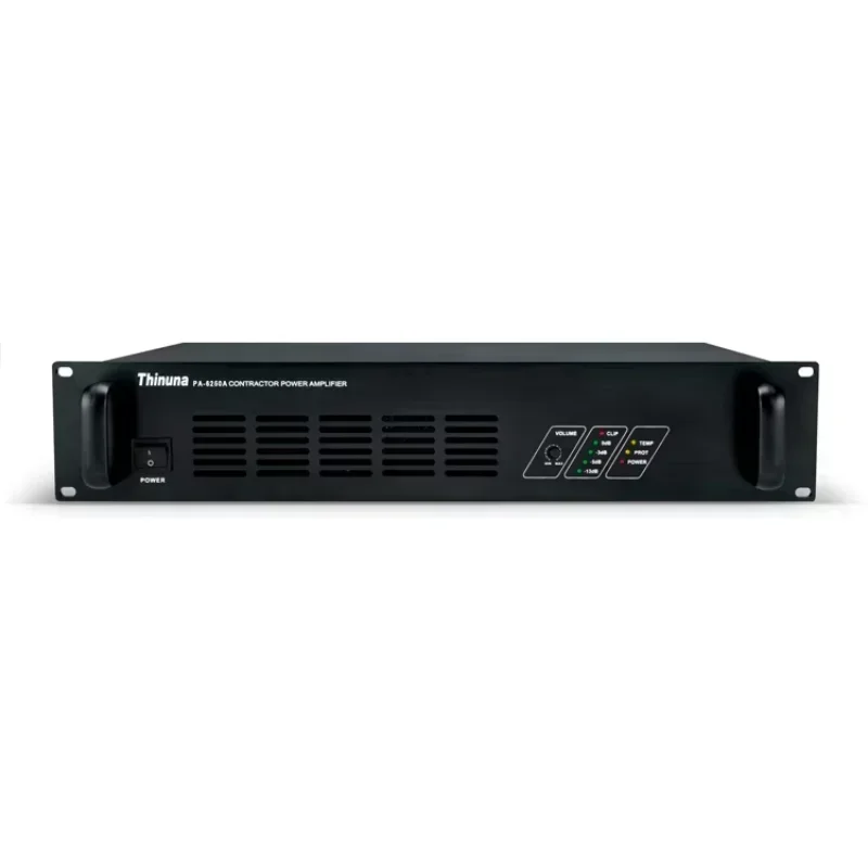 

Thinuna PA-6250A 500w 2U Audio Power Professional Amplifier Manufacturer Metal Pure Post-stage Fixed Voltage Power Amplifier