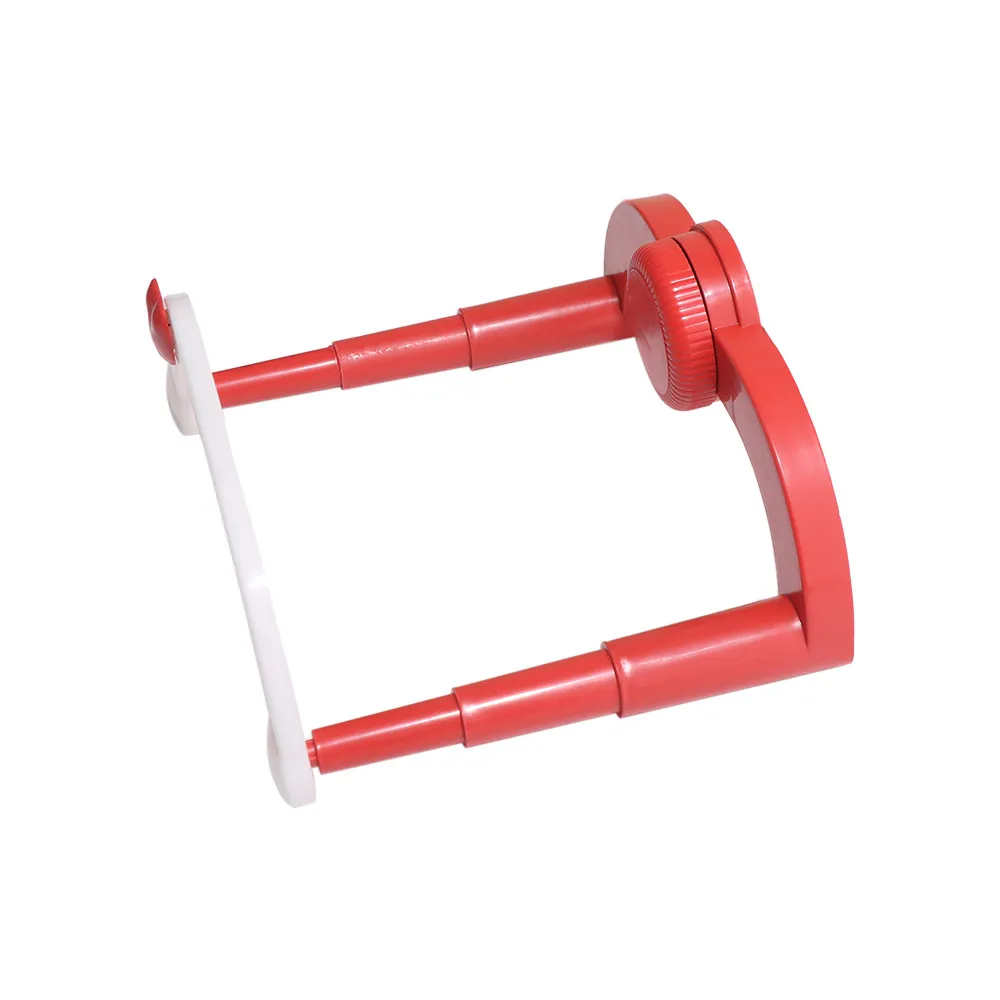 

Practical Waterproof Basin Storage Rack Suction Cup Hole-free Toothbrush Storage Rack Plastic Scalable Lid Rack Holder for Home