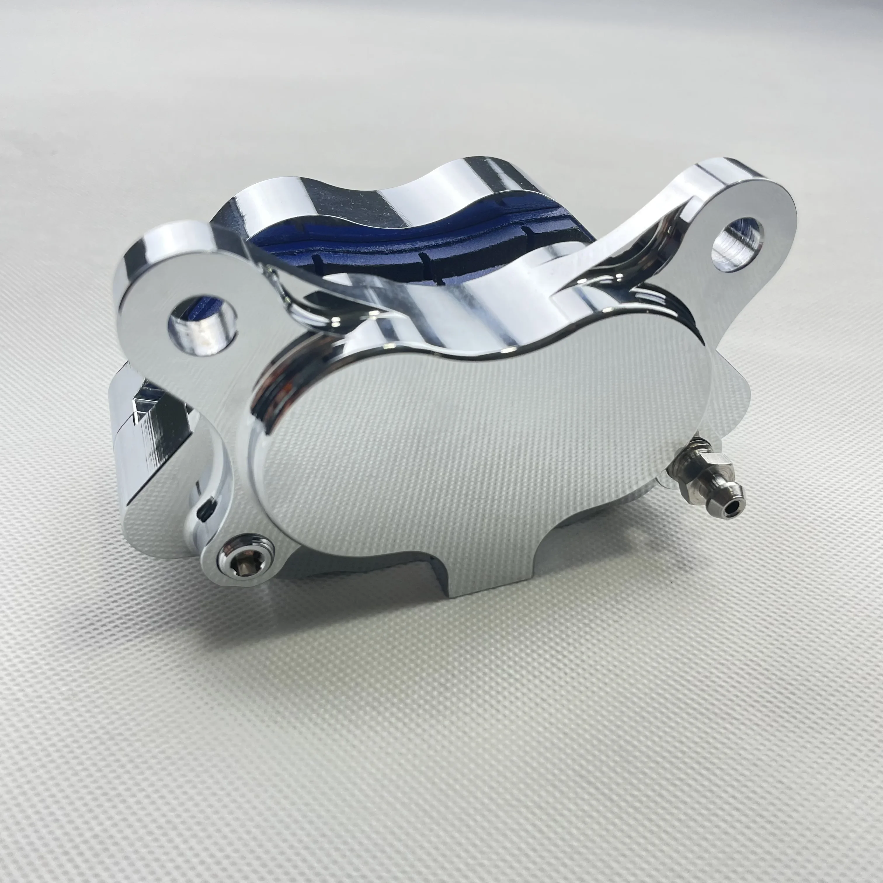 New design  Front motorcycle Brake Calipers Mount - Chrome - For  Models -  4-Piston Caliper