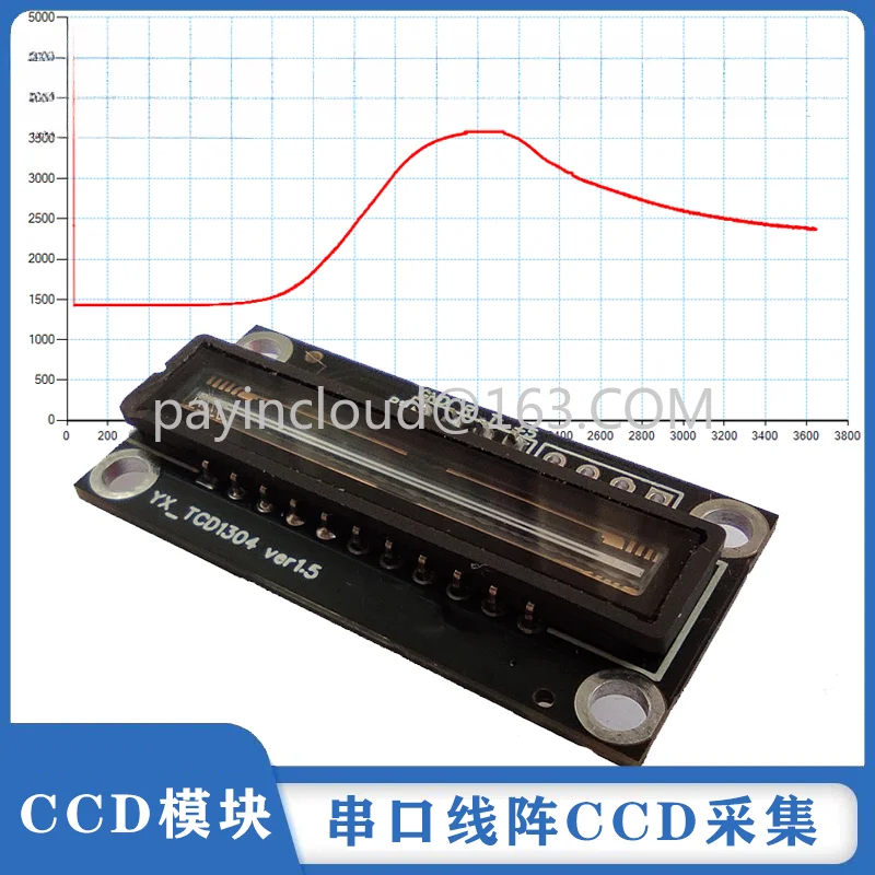 

Модуль ПЗС с линейной матрицей TCD1304 TCD1304_30 мм, последовательный порт USB