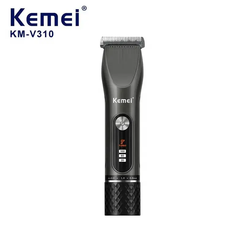 

Kemei KM-V310 adjustable hair trimmer wireless hair trimmer electric barber display led trimmer for man based