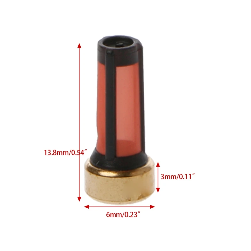 20Pcs High Quality Car Fuel Injector Rep Kits Micro Basket Filter 13.8*6x3mm Fliter for Audi for GMC
