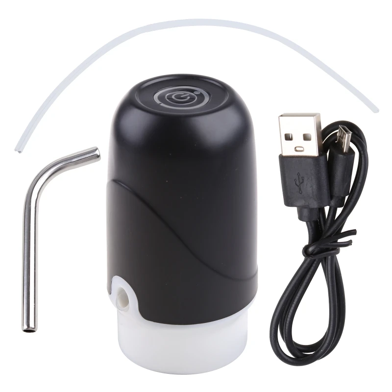 Portable Electric Water Dispenser with Durable Silicone Water Pipe Electric USB Water Bottle Used for Home Office