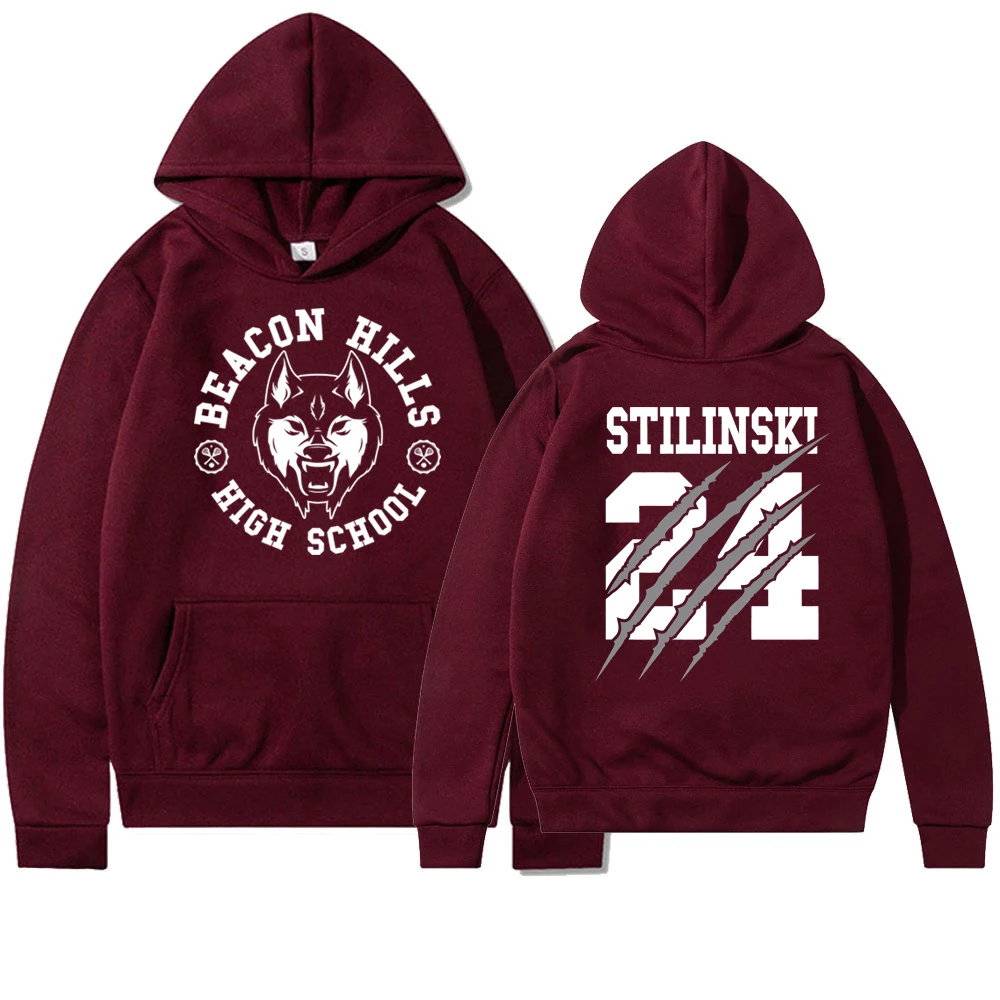 Teen Wolf Stiles Stilinski 24 Hoodie MCCALL 11 Fashion Print Streetwear Men Women Sports Sweatshirts Hoodie Harajuku Clothing