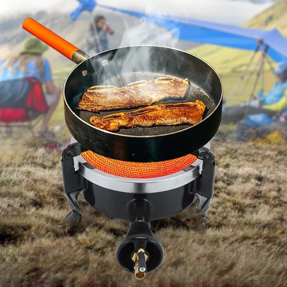 2,9 kW kuchenka gazowa na podczerwień przenośna palnik gazowy turystyczna wiatroszczelna kemping energooszczędny piec piecowy grill naczynia kuchenne