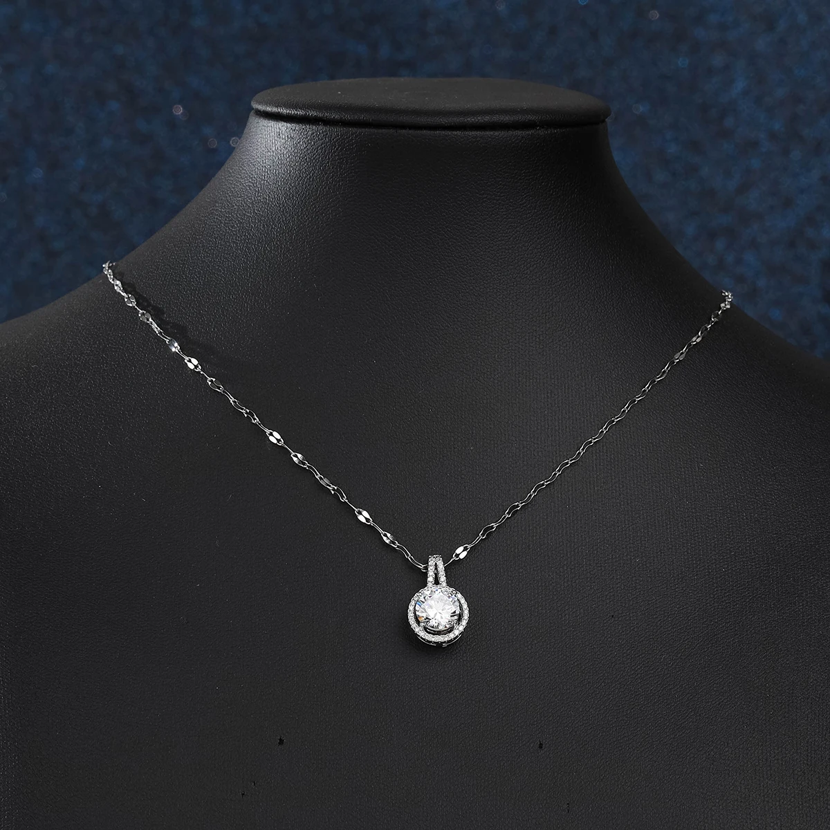 Collier de bijoux de boule de fiançailles de mariage pour femmes, cubique, contre-indiqué, cadeaux de patients