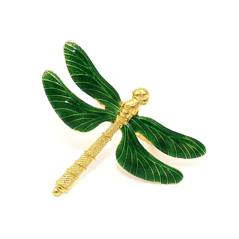 

6pcs/lot Hot sale green napkin ring dragonfly napkin buckle holiday party table top napkin ring wedding table decoration