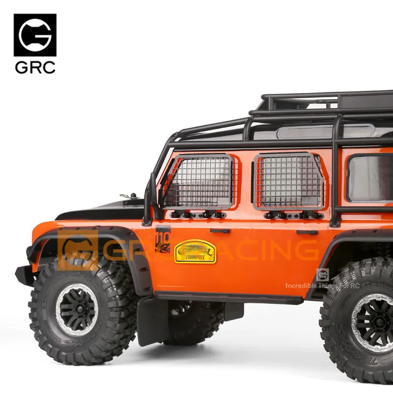 

1/10 RC Crawler Window Protection Net GRC GAX0075C Foldable Flip Metal Guard Grid Fit Traxxas TRX4 RC Upgrade Parts